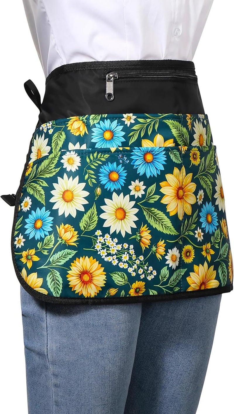 Bafelia Garden Apron for Women with 6 Pocket,Half Florist Apron - Image 4